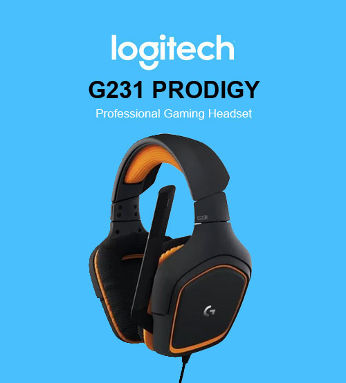 Logitech G231 Prodigy Wired Professional Gaming Headset
